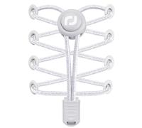 RJ-Sport Quick Release Elastic Laces - Quick Lacing System for Unique Comfort, Perfect Fit and Strong Grip (Silver*2)