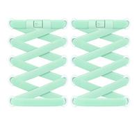 RJ-Sport Tieless Elastic Shoe Laces - Heavy Duty No Tie Shoelaces for Kids and Adult with Strong Lock and Speed Shoestrings Brown