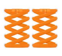RJ-Sport Tieless Elastic Shoe Laces - Heavy Duty No Tie Shoelaces for Kids and Adult with Strong Lock and Speed Shoestrings Brown