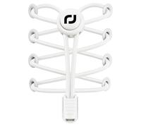 RJ-Sport Tieless Elastic Shoe Laces - Heavy Duty No Tie Shoelaces for Kids and Adult with Strong Lock and Speed Shoestrings, Number 003 - Neutral White, One Size