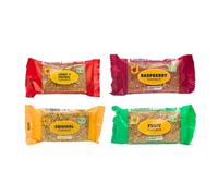RJ VARIETY PACK FLAPJACK BARS (24 x 125g) - Original, Cherry & Sultana, Raspberry| Soft Oat Bars, Flapjacks Multipack | Individually Wrapped Flapjacks For Kids