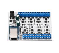 RJ45 8 RS485 Hub Converter TVS Protection 115200BPS Hub Board Security Monitoring DC7 30V for Smart Home Automation (Hub Module)