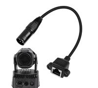 RJ45 Adapter Cable, Female Converter Cable,3 Pin RJ45 Network Connector Female Adapter Cable - Audio Connector Ethernet Controller Converter Accessories for Theatre Audio Connector