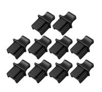 RJ45 Anti Dust Cover Cap 40 PCS Silicone Stopper For Computer Router Switch Female Port Dust Plugs for Hubs Switches(Black)