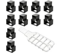 RJ45 Cable Lock - 1.4x1.8x1cm Network Cable Lock | Ethernet Dust Cover Caps | Network Port Security Caps For Home School Lab Workplace Conference Room Laptop Computer Router Media Converters
