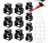 RJ45 Cable Lock Dust Protector - Cover with 1 Key RJ45 Port Blocker for Lab