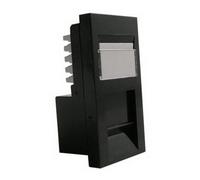 RJ45 Cat 5E Data Networking - Grid Outlet Module - Black