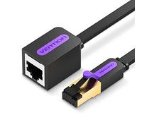 RJ45 Cat7 Ethernet Extension Cable,VENTION Ethernet Cable Extender Network Cat7 Extension Patch Cable RJ45 Cords Shielded Male to Female Connector (3m/10ft)