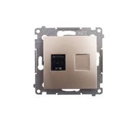 RJ45 Computer Single Socket Cat.6 with Simon 54 D61.01/44