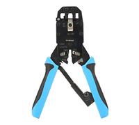 Rj45 Crimp Tool, Network Ethernet Cable Crimper Ethernet Pass Through Crimper Ethernet Crimping Tool Kit Ethernet Connector Wire Crimping Pliers Tool for 8P8C RJ -45