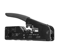 RJ45 Crimp Tool Pass Through Crimper 6P 8P Ethernet Wire Crimping Stripper Cutter for RJ11 RJ12 Cat5 Cat6 Cat7
