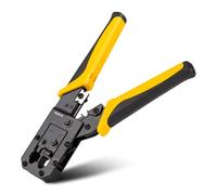 RJ45 Crimping Tool Ethernet Tool Crimper Wire Stripper Pliers for CAT5 CAT5E CAT6A CAT7 Telephone Pliers