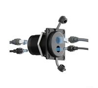 RJ45 DC Through-Wall Socket With RJ45 Power Port IP68 Fast Data Transfer For RV Outdoor Base Station Network Wiring