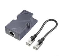 RJ45 Ethernet Adapter Kit For PoE Injector For Starlink Dishy V2 for SATELLITE Antenna, 150W Power Delivery, 10/100/1000Mbps Gigabit Network, 48-57V DC Input, 3A Intelligent Power Management