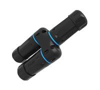 RJ45 Ethernet Splitter Adapter For CAT6 Gigabit Networking Cable IP68 Protections Outdoor Use Stable Work