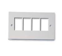 kenable RJ45 Face Plate Wall Socket Quad 4 Port for RJ45 keystone Jacks