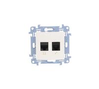 RJ45 Female Cat 6 + Simon 10 Phone Jack C6T.01/11