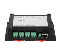 RJ45 /IP Remote Controller Module, 8 - Channel Relay Switch, Ethernet Web - Controlled/AC 10A Industrial Relay Controller for Smart Automation, IoT & Building Management (Black)