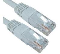 RJ45 (M) to RJ45 (M) CAT6 0.25m White OEM Moulded Boot Copper UTP Network Cable