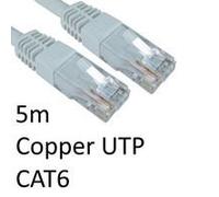 RJ45 (M) to RJ45 (M) CAT6 5m White OEM Moulded Boot Copper UTP Network Cable