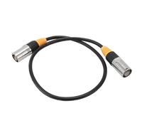 RJ45 Male to Male Cable 25 Inch Length IP65 Water Proof Shielded Aluminum Alloy Shell Ethernet Extension Cable