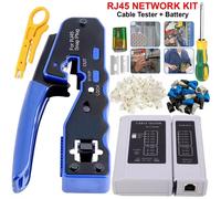 RJ45 Network Tool Cat5e Cat6 Crimper Tester Set