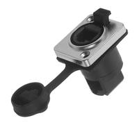 Rj45 Panel Mount Coupler Adapter, 90 Degree Angled Socket Waterproof | ABS Rubber Copper Build, Dustproof Pass through Wall Plate Panels, Outdoor Ethernet Cable Installs
