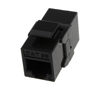 RJ45 Panel Mount Keystone Coupler Pass Through Keystone Cat5E UTP For Load Bar
