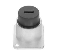 Rj45 Pass through Bulkhead Adapter Type C Plastic Copper Socket | White Panel Mount Coupler, Plug and Play Design, Dirt Resistance, Stable Connection for Indoor Outdoor Use