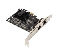 RJ45 PCIe Network Card, 2.5Gbps Transmission PCI Express Gigabit Ethernet Card for Wins 8 10 2000 XP Vista, Internet Card for Desktops, Workstations, Servers