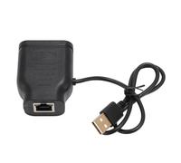 RJ45 Splitter Adapter 1 to 2, 1000Mbps Ethernet Splitter Plug LAN Network Connector with USB Power Cable, Up to 328ft, 2 Devices Simultaneously Networking