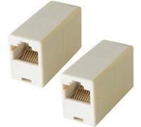 Rj45 Straight Wired Cat5E Lead Coupler Socket To Female Joiner Adapter Extension