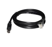 RJ45 to Mini Din 8P MD8 Male Connector RS422 Programming Communication Cable for Hakko Monitouch HMI MJ2 to Mits~bishi FX PLC(3m)