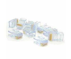 RJ48 Crimp End 10P 10C 10 Pin Plug for Solid or Stranded Cable x 10 [007271]