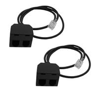 RJ9 Phone Training Adapter Y Splitter RJ9 4P4C Male to 2x RJ9 Female Adapter Female Adapter for 2 Headset Connection on Phone
