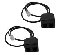 RJ9 Telephone Training Adapter RJ9 Headsets Extension Cord Adapter For Simultaneous Listening &Talking On Phones Y Splitter Cable