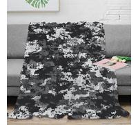 RJAVAGFZL 3D Printed camo pattern All Season Blanket Microfiber Soft Warm Bedding military tactical Bed Blanket Breathable Lightweight for Couples Families Households 50x60inch(127x152cm)