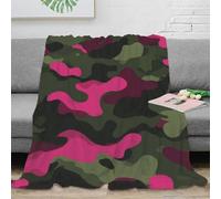 RJAVAGFZL 3D Printed camouflage pattern Home Blanket Microfiber Warm Cosy Bedding Soft military design 1 Lounge Throw Wrinkle Resistant Non Pilling for Men Women Kids Households 80×90inch(200x230cm)