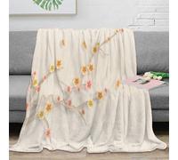 RJAVAGFZL 3D Printed Spring branch All Season Blanket Microfiber Warm Soft Bedding Cosy Floral art Cozy Throw Blanket Machine Washable No Shedding for Men Women Couples 70×80inch(180x200cm)