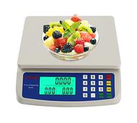 RjcdOPL Large Digital Kitchen Scale 30kg/66lb, Electronic Food & Commercial Weighing Scale with HD Backlit LCD, 1 g Precision, Tare/PCS/Price Computing Functions, for Home, Bakery & Restaurant