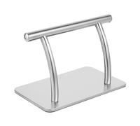 RjcdOPL Salon Foot Rest, Stainless Steel Foot Rest, Thickened Sturdy Structure, Non-Slip Base, 29.5 x 19 x 20.5 cm, for Barber, Hairdressing & Beauty Chairs