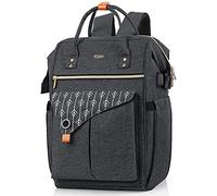 RJEU Backpack, School Backpack for Uni Leisure Job, Beautiful and Sophisticated Daypack with Laptop Compartment & Anti Theft Pocket, Waterproof Backpack Gifts for Mum Girl For Birthday, Hy58-black