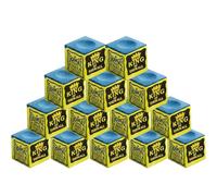 RJFUJP 14cs Pool Cue Chalk, 2.3x2.3cm Triangle Chalk Professional Billiard Accessories with Enhanced Grip, Cue chalk in Quadrilateral, Suitable for Practice and Competitive Play