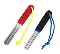 RJFUJP 2 PCS Dart Sharpener, Precision V-Groove Darts Sharpener - Compact, Dart Point Sharpener Slim Design for Optimal Steeltip Dart Maintenance, Rapid Sharpening Tool for Reduced Bounce Outs