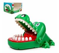 RJFUJP Crocodile Dentist Game, Interactive Crocodile Toy for Family Fun, Educational Play Activity for Young Users, Complete Set with Storage Box
