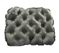RJFUJP Inflatable Cushion, 40x30cm Travel Cushion for Long Flights, Office Sitting and Outdoor Events, Stadium Seat Cushion with Pressure Relief, Grey Inflatable Seat Cushion