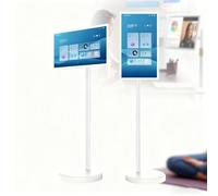 RJHJK Portable Smart TV With Rotatable Touch Screen, 1080P FHD IPS Large Display, Android 12 OS, Built-In 8-Hour Battery, Full Swivel Rotation & Rolling Design For Home/Office/Outdoor Use 32-8/128