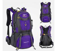 RJHY Outdoor Mountaineering Bag, 60L/50L/40L/ Mountaineering Bag Hiking Camping Bag Men And Women Large Capacity Waterproof Backpack,Purple,60L