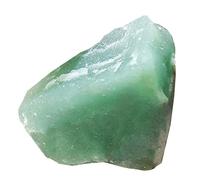 RJINGSHI Raw Green Aventurine Crystal Stone Natural Rough Gemstone Unpolished Healing Crystal Specimen Spiritual for Polishing, Sanding, DIY, Decor, Reiki, Collection, Crafts (1.5-2 inches)