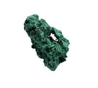 RJINGSHI Raw Malachite Crystal Stone Natural Rough Gemstone Unpolished Healing Crystal Specimen Spiritual for Polishing, Sanding, DIY, Decor, Reiki, Collection, Crafts (1.5-2 inches)